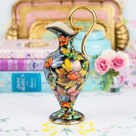 H.Bequet Quaregnon Hand Painted Vase